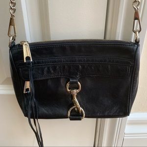 Rebecca Minkoff Black Mini Mac Handbag